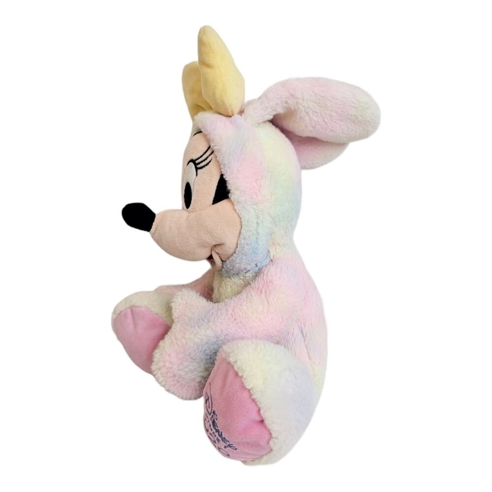 Disney 2020 Easter Bunny Minnie Mouse Plush Bunny Rabbit Ears Pastel - Picture 4 of 10